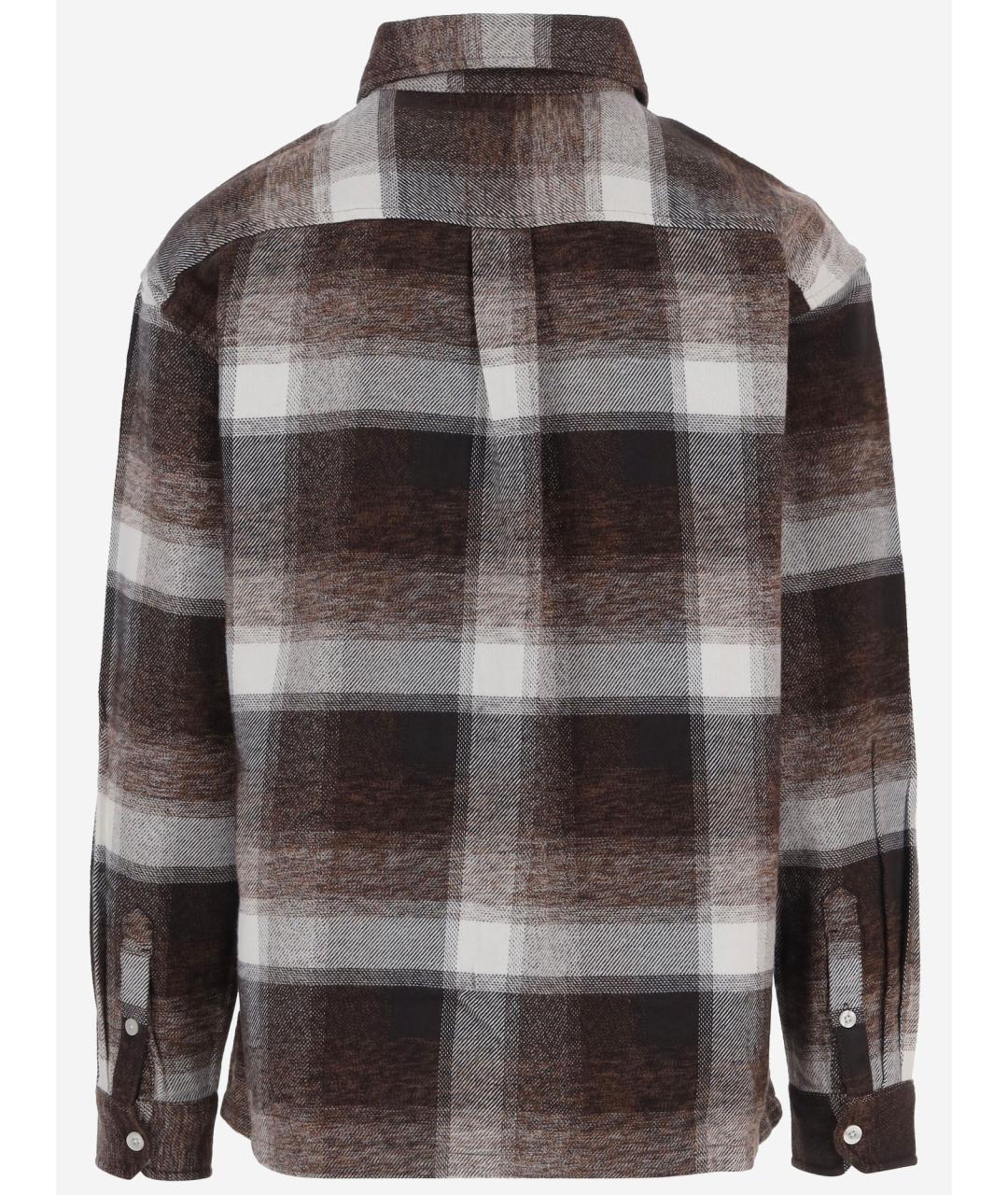 CARHARTT WIP Коричневая хлопковая кэжуал рубашка, фото 2
