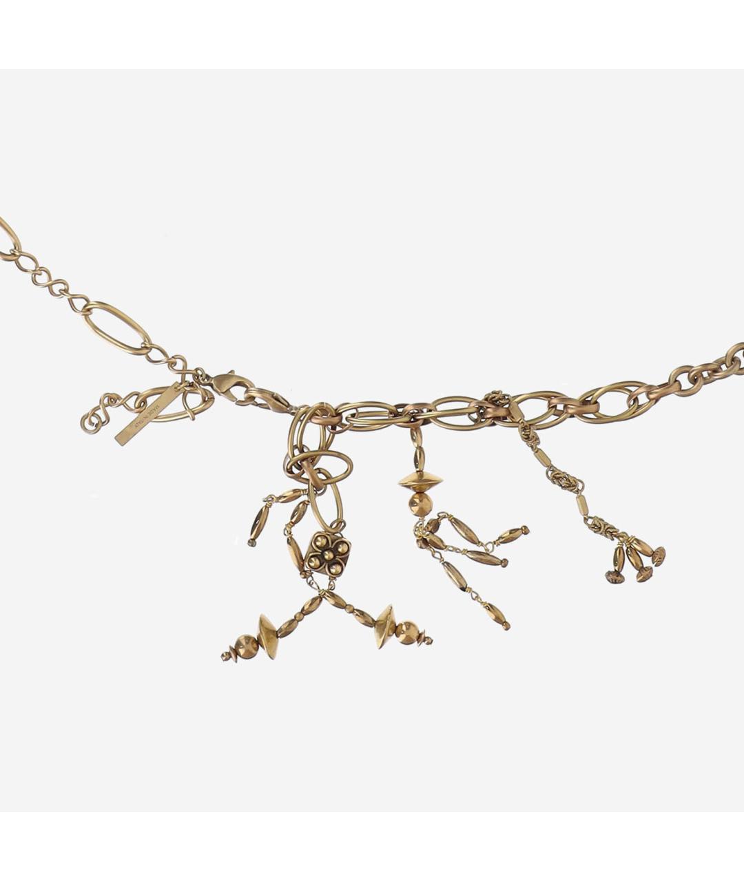DRIES VAN NOTEN Серебряное металлическое колье, фото 2
