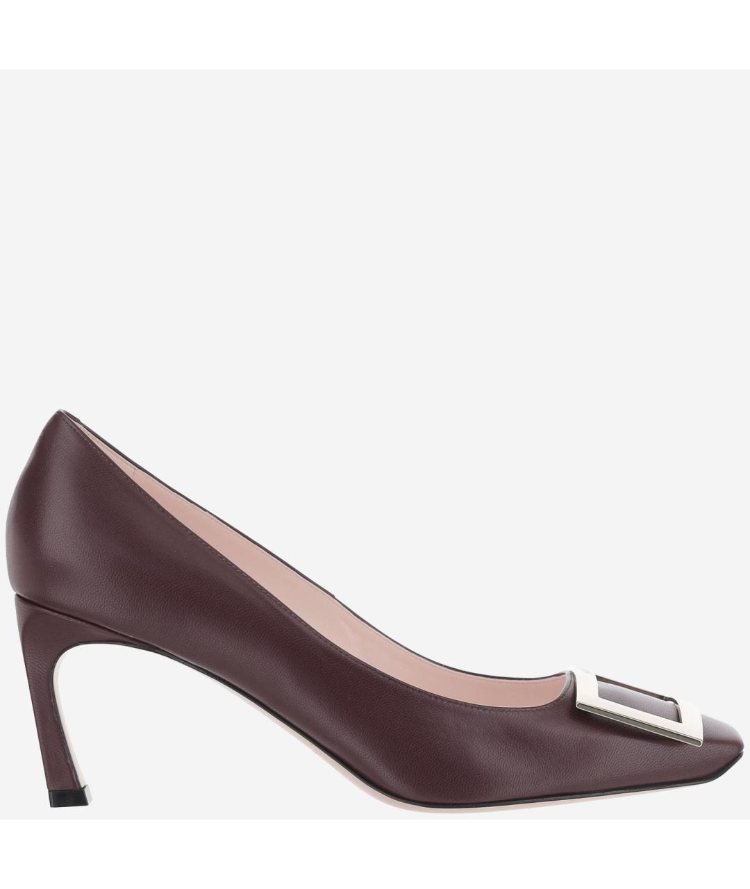 ROGER VIVIER Бордовые туфли, фото 5