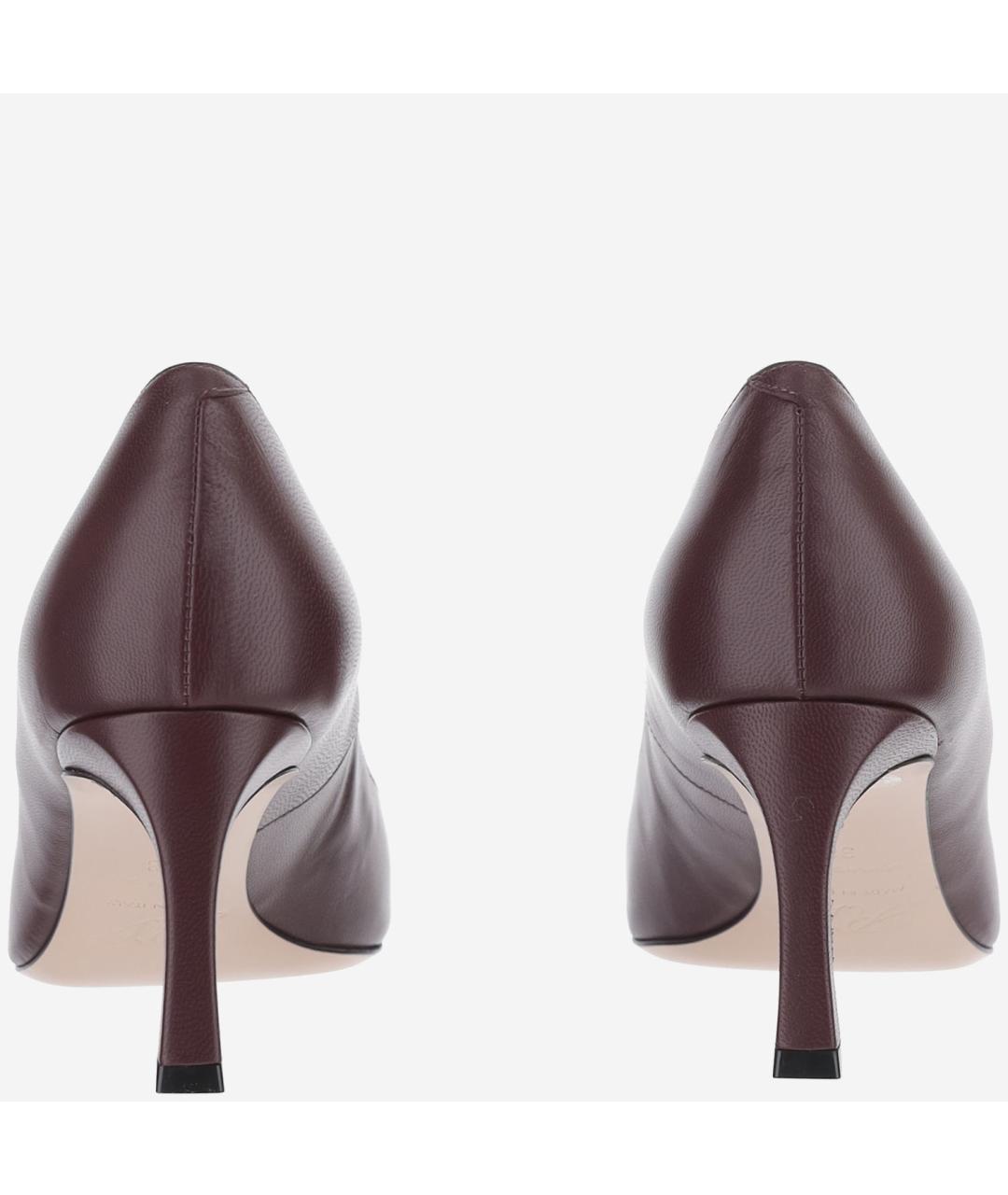 ROGER VIVIER Бордовые туфли, фото 3