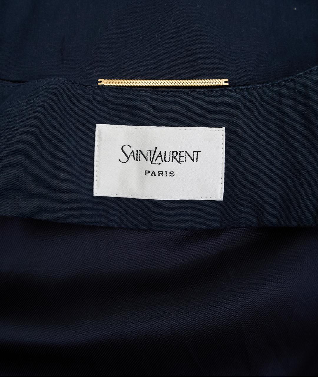 SAINT LAURENT Бежевая хлопковая куртка, фото 3