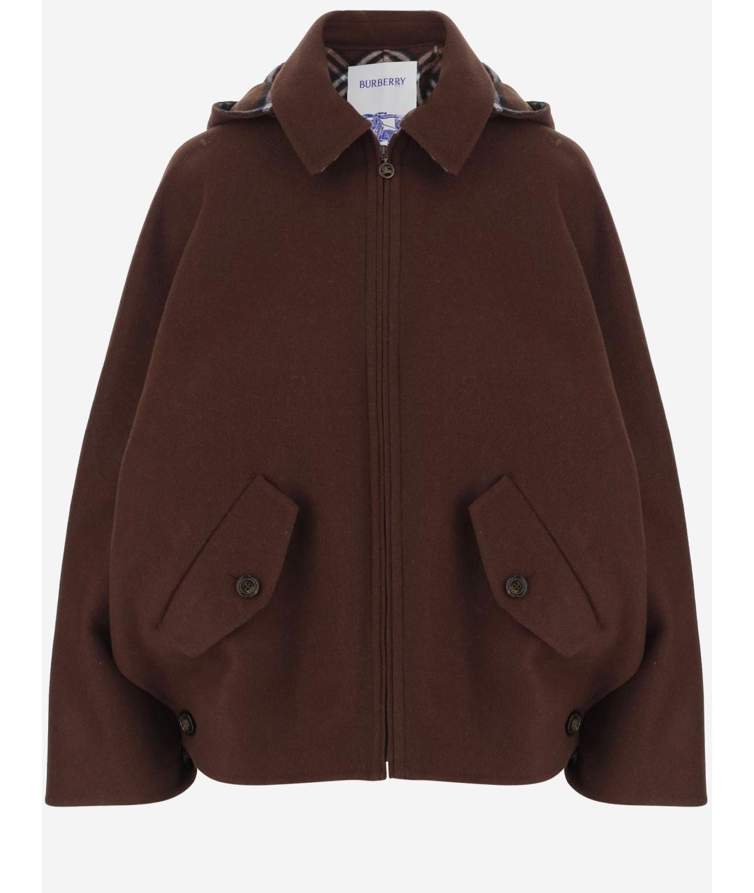 BURBERRY Бежевая шерстяная куртка, фото 1