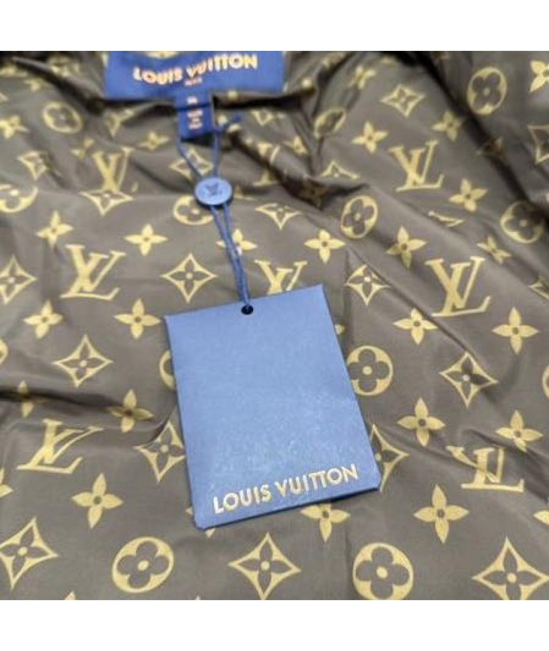 LOUIS VUITTON Черный пуховик, фото 4