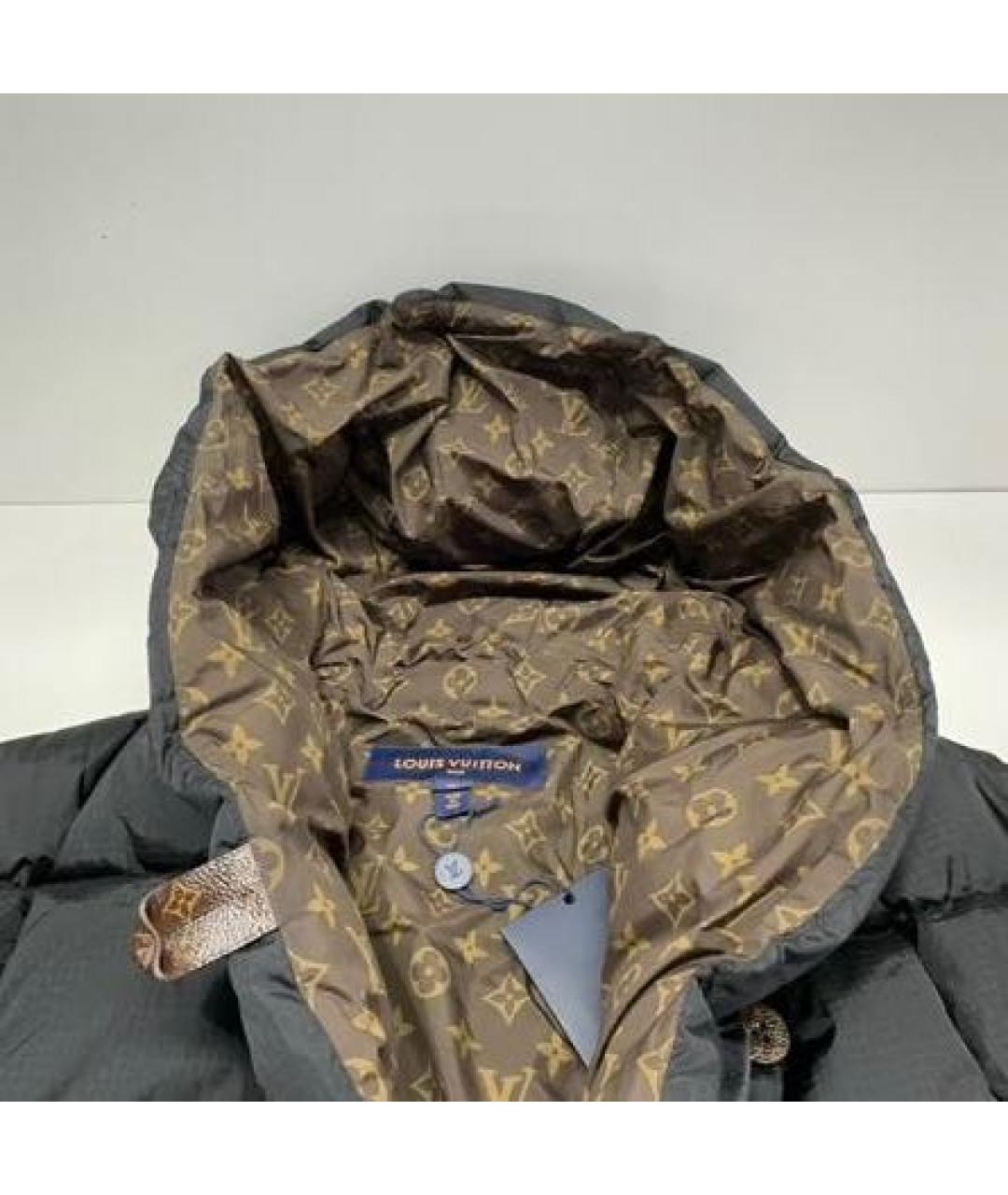 LOUIS VUITTON Черный пуховик, фото 3