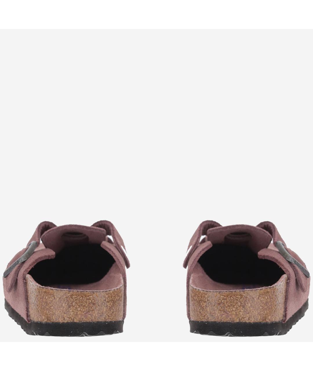 BIRKENSTOCK Розовые замшевые мюли, фото 4