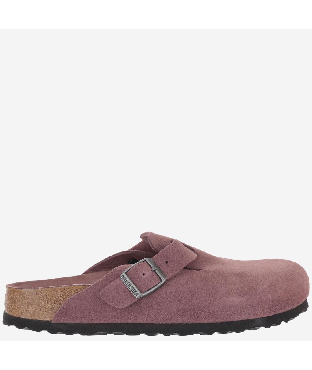 BIRKENSTOCK Розовые замшевые мюли, фото 6
