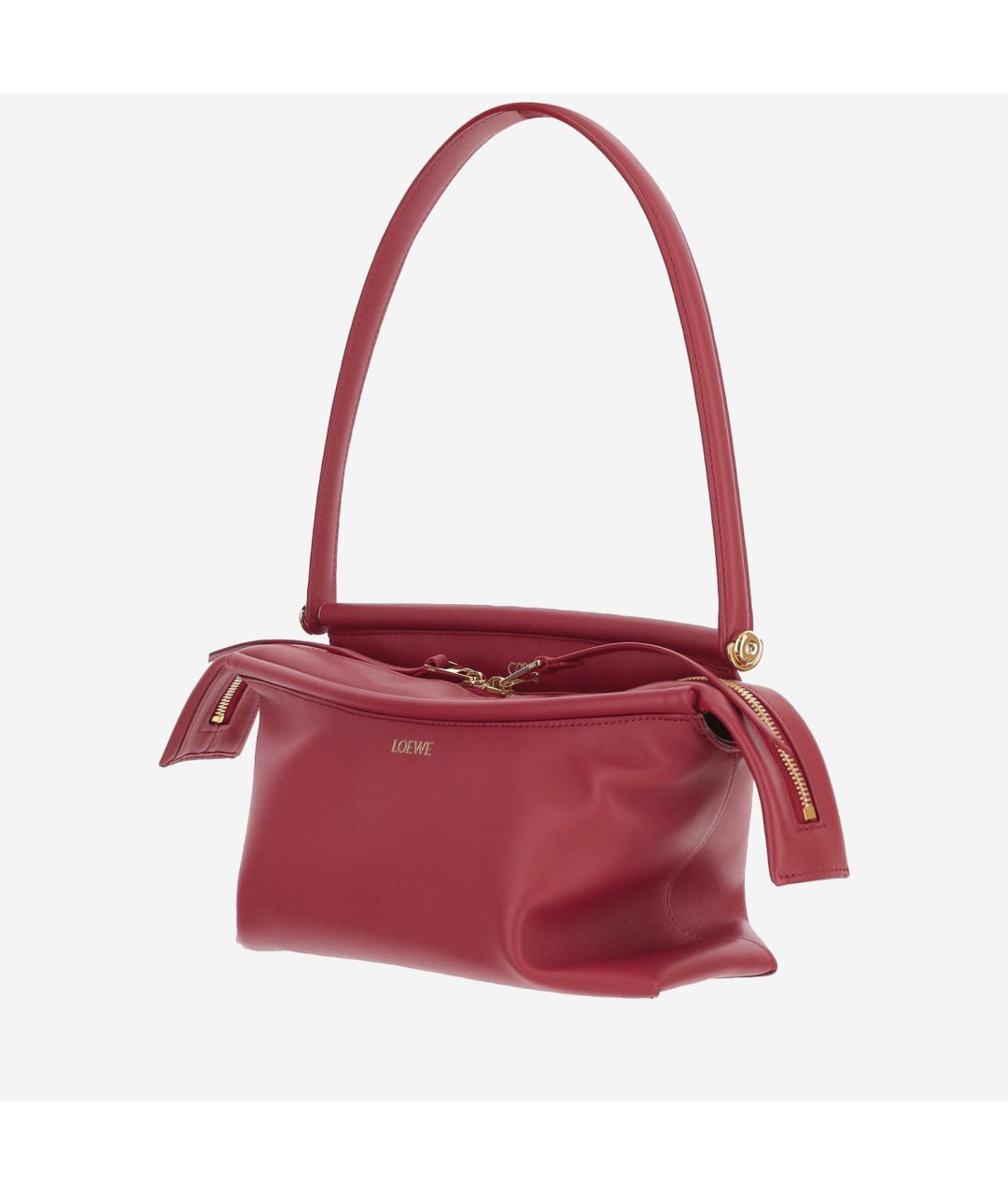 LOEWE Розовая кожаная сумка через плечо, фото 3
