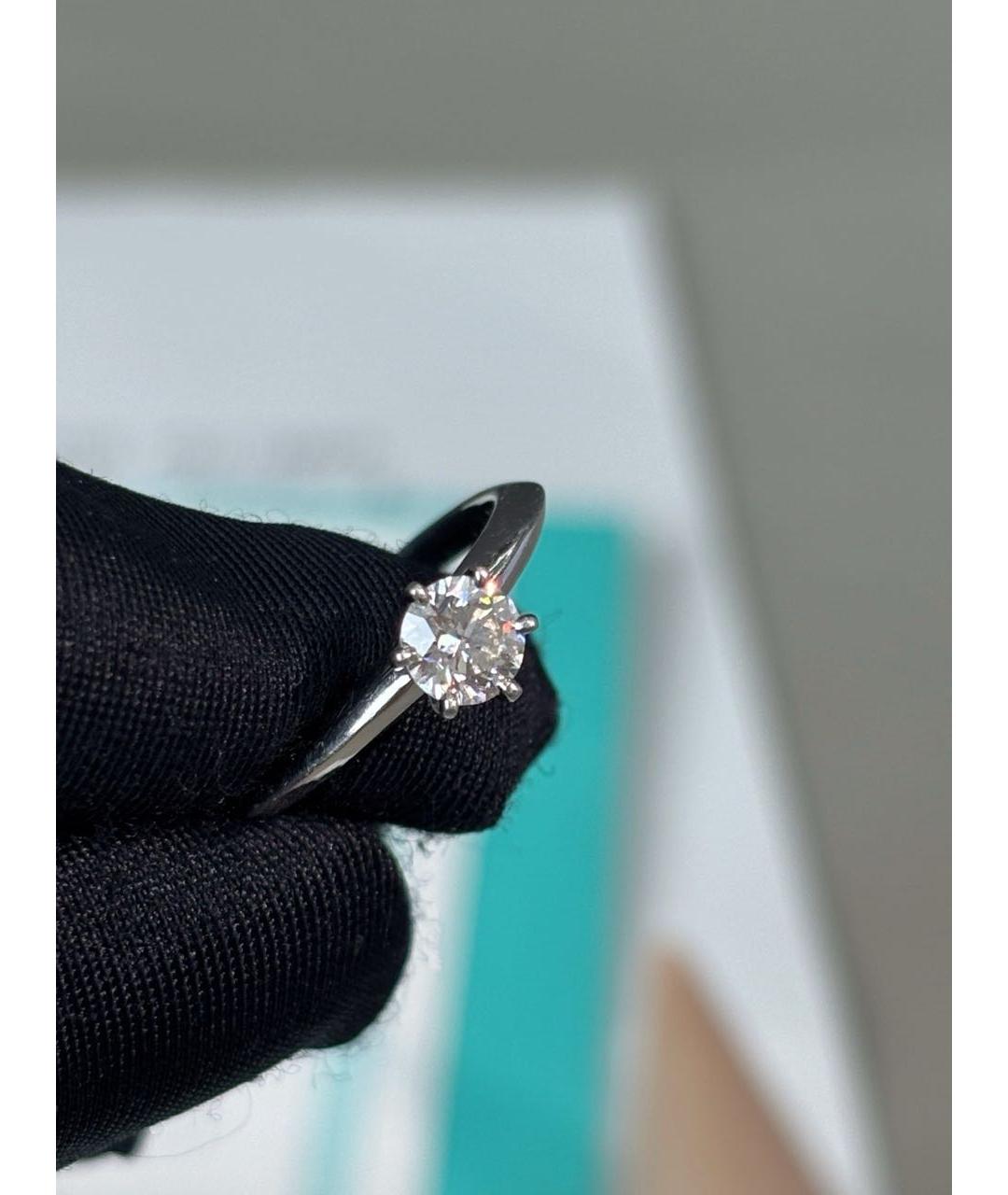 TIFFANY&CO Белое платиновое кольцо, фото 3
