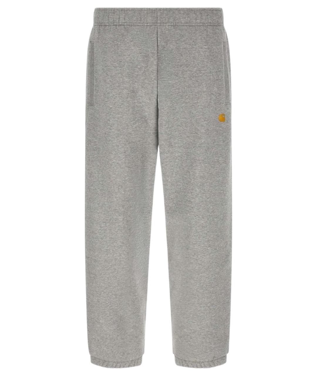 CARHARTT WIP Серые хлопковые повседневные брюки, фото 1