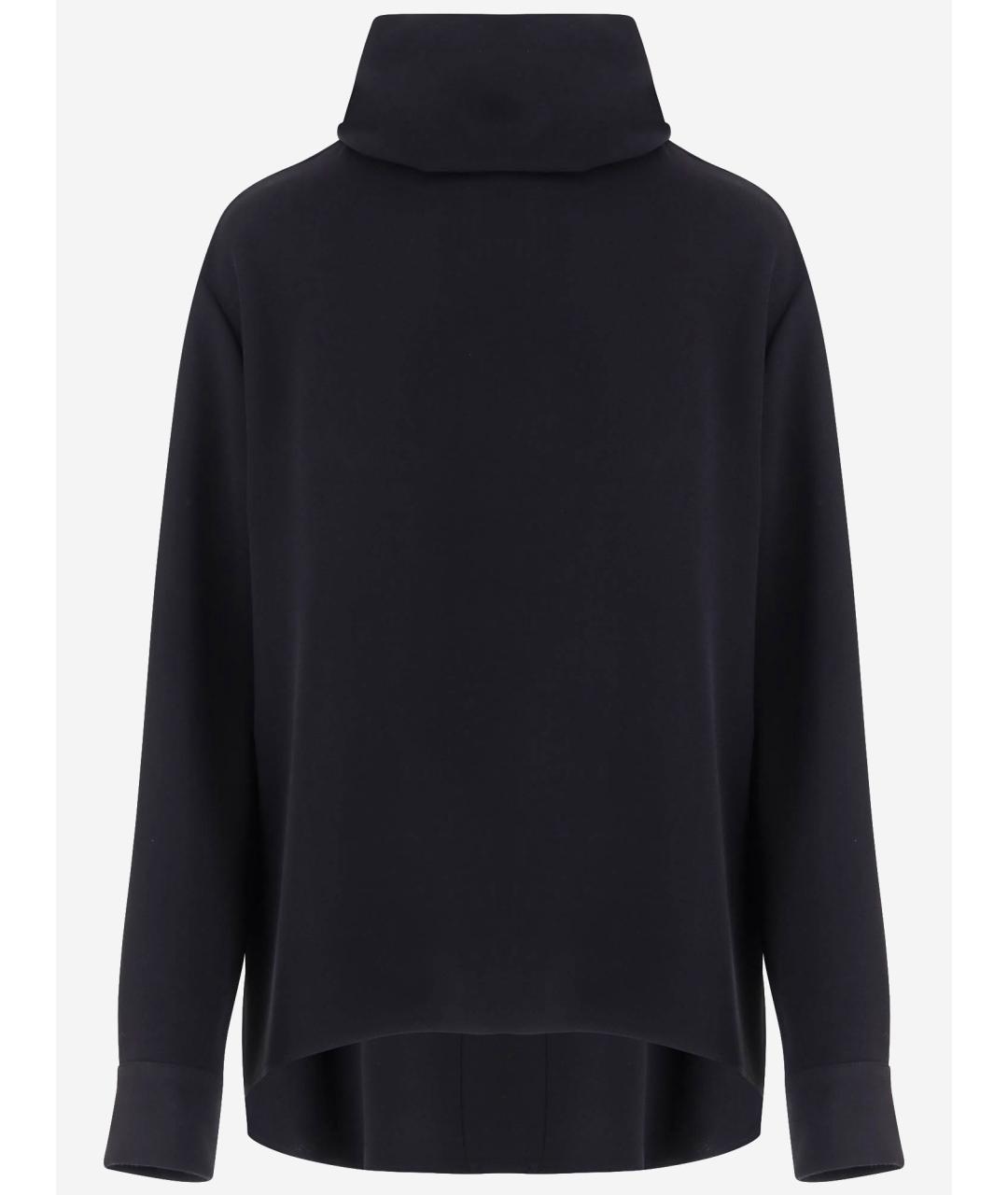 BALENCIAGA Черный шерстяной джемпер / свитер, фото 1
