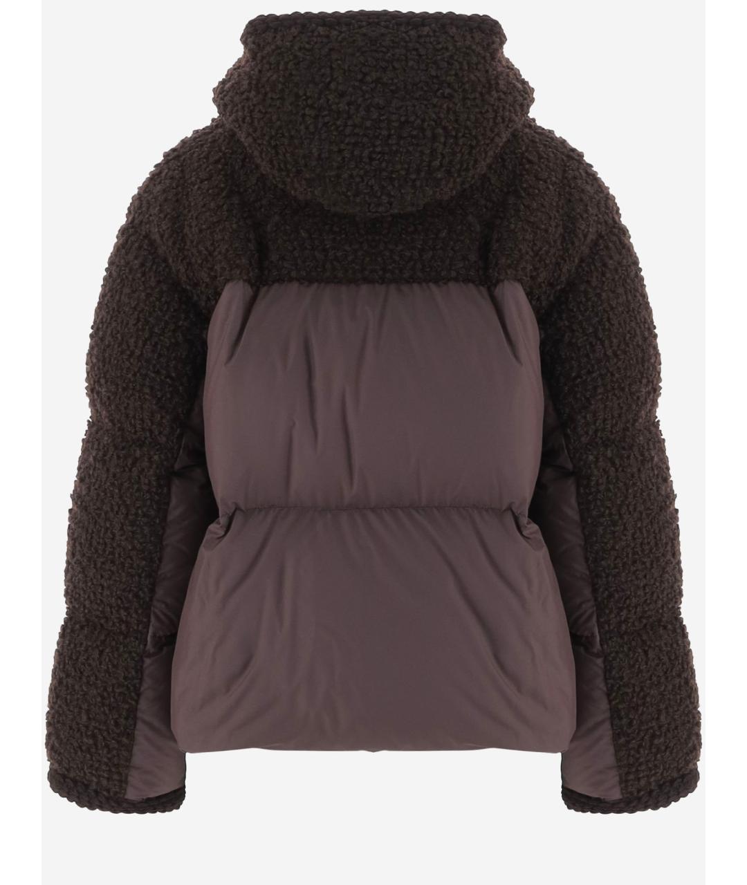 MONCLER Коричневая куртка, фото 2
