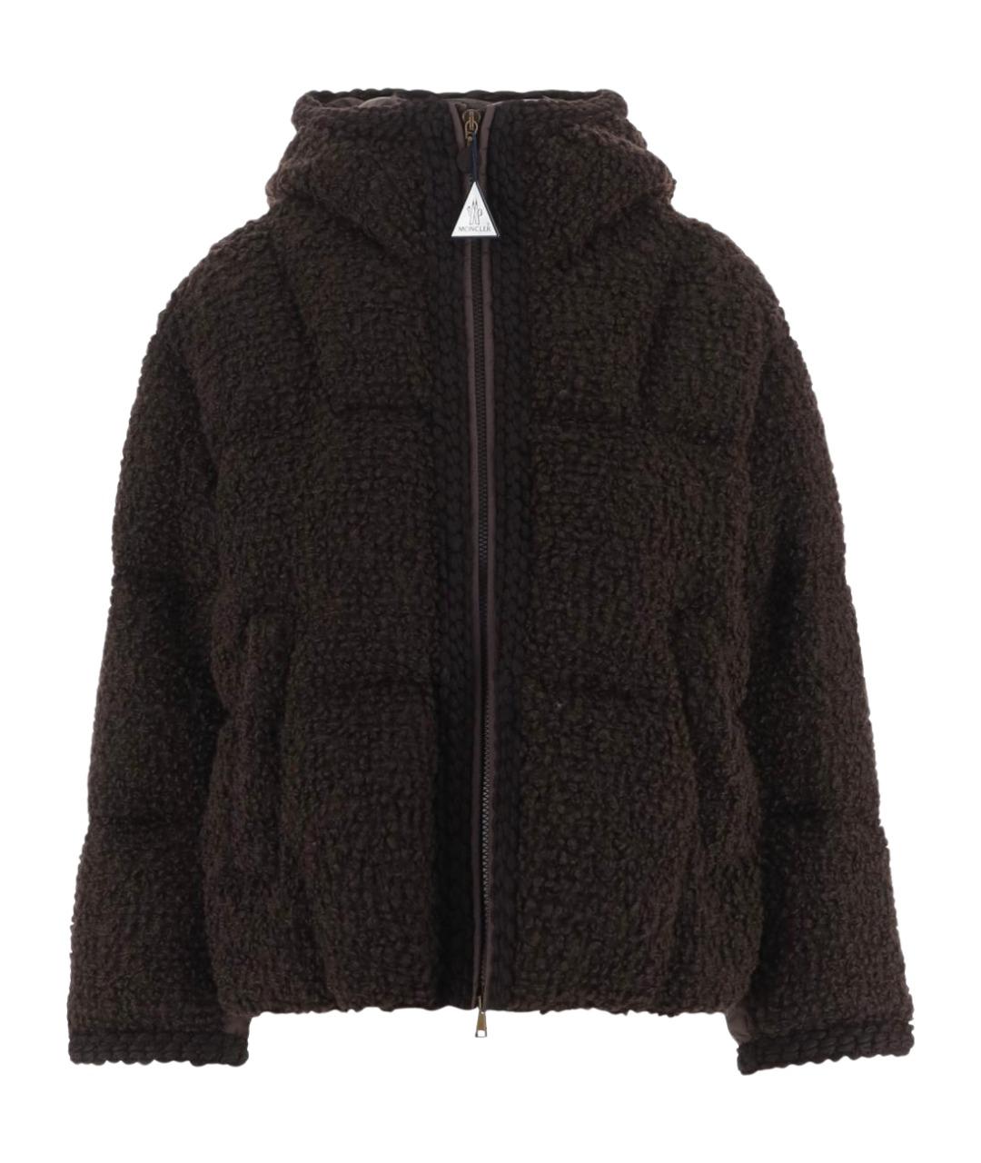 MONCLER Коричневая куртка, фото 1