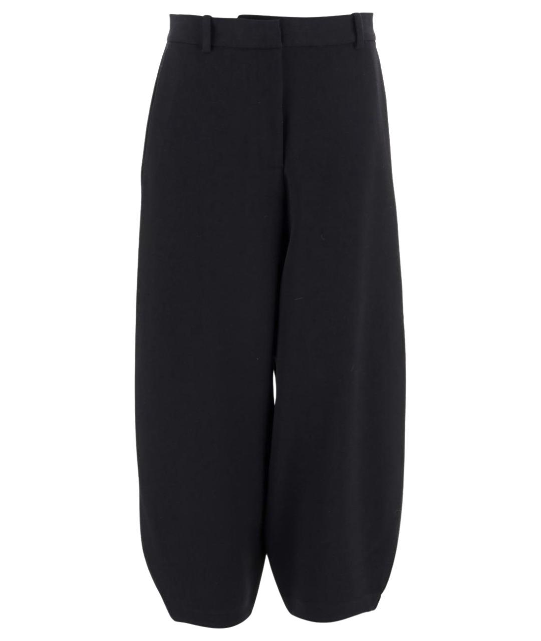 BY MALENE BIRGER Черные полиэстеровые брюки широкие, фото 1