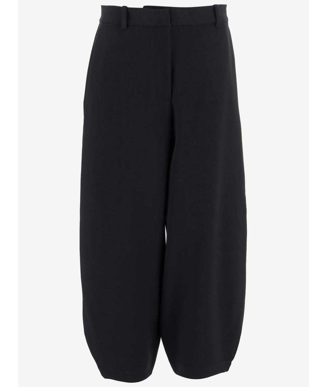 BY MALENE BIRGER Черные полиэстеровые брюки широкие, фото 4