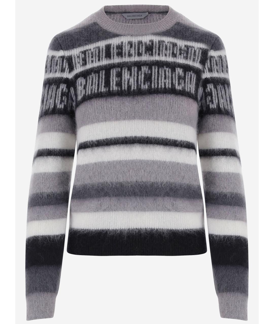 BALENCIAGA Мульти шерстяной джемпер / свитер, фото 1