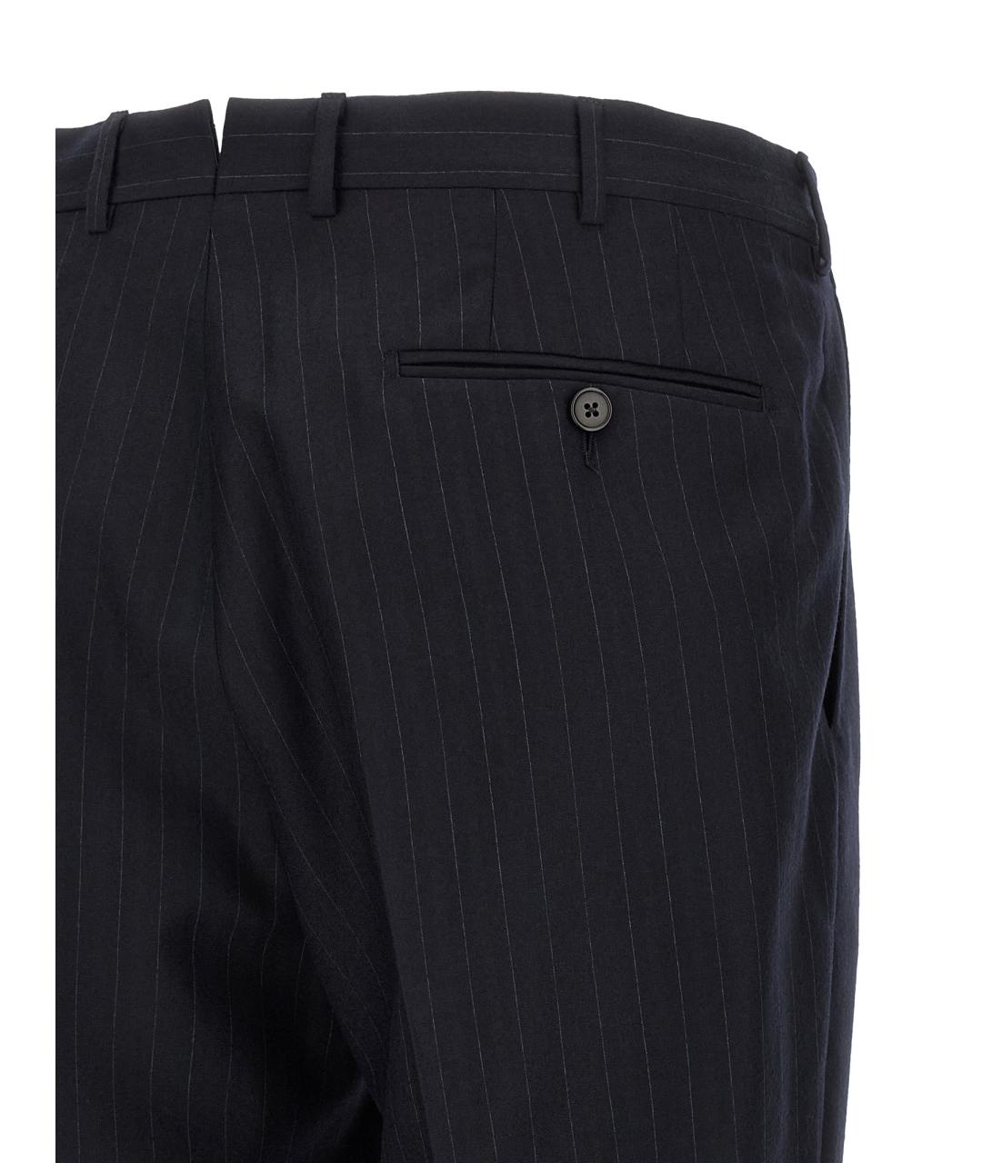 ZEGNA Темно-синий классический костюм, фото 6
