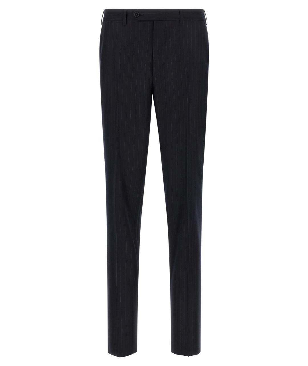 ZEGNA Темно-синий классический костюм, фото 4