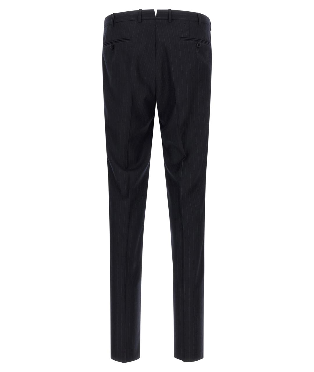 ZEGNA Темно-синий классический костюм, фото 5