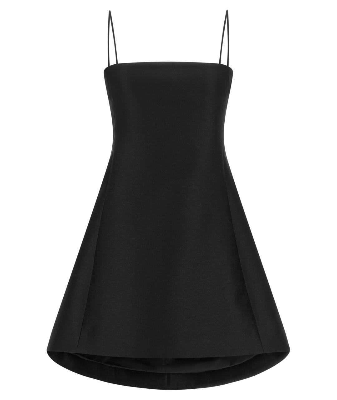 BALENCIAGA Черное шерстяное повседневное платье, фото 1