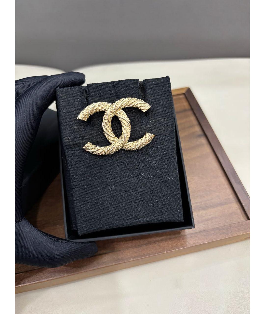 CHANEL Золотая булавка / брошь, фото 6