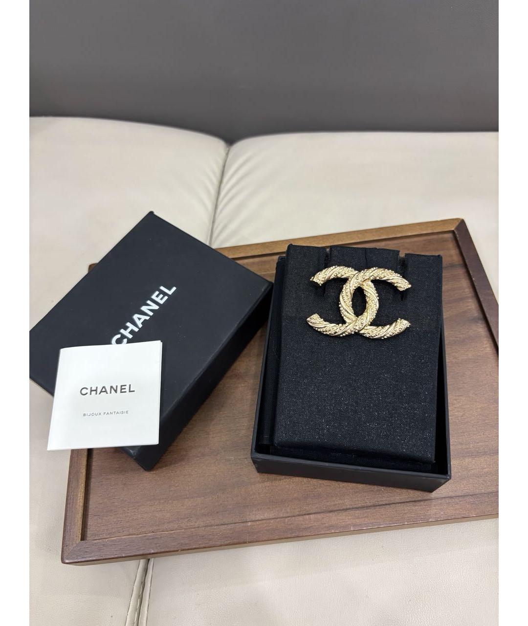CHANEL Золотая булавка / брошь, фото 4