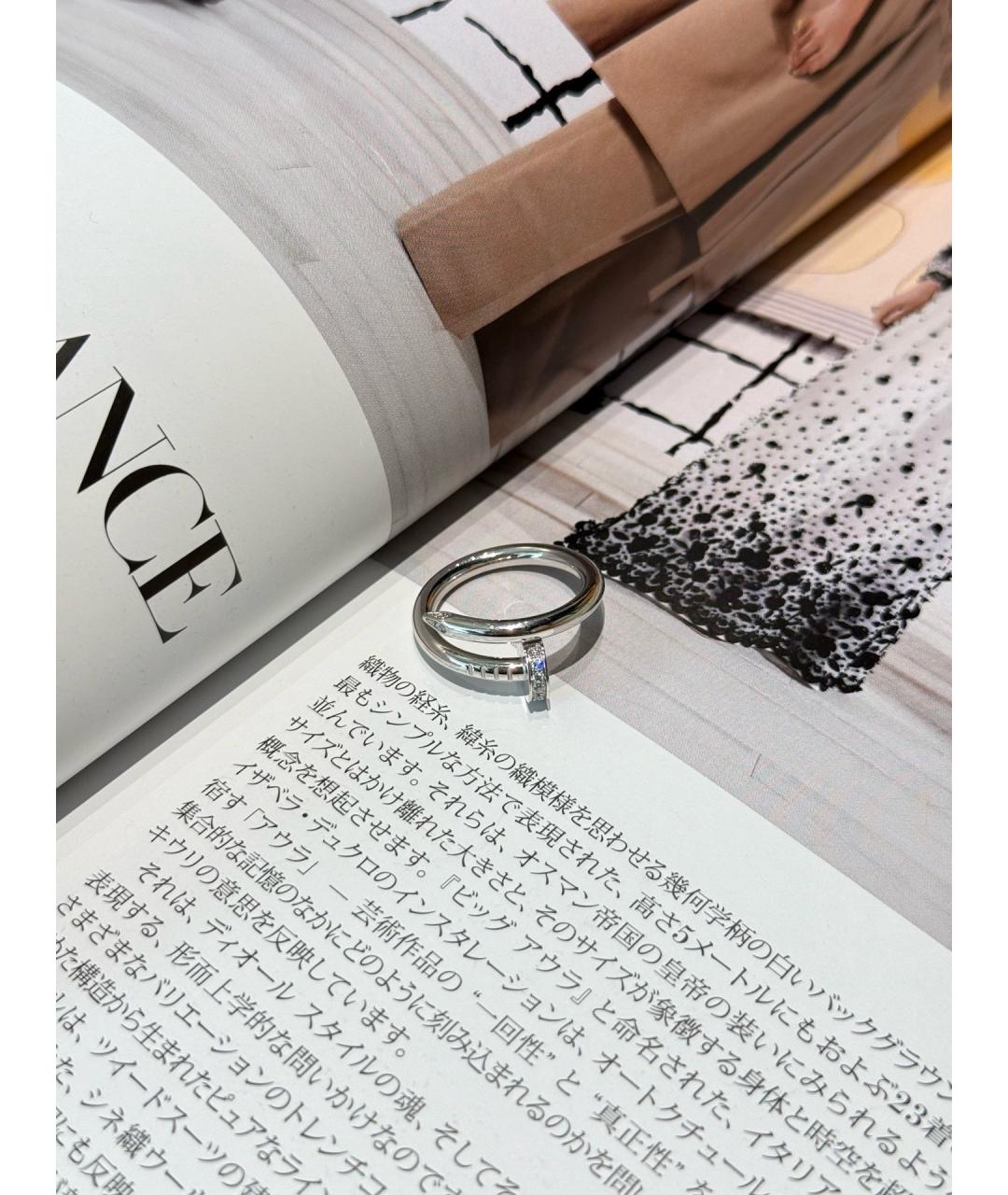 CARTIER Серебряное кольцо из белого золота, фото 5