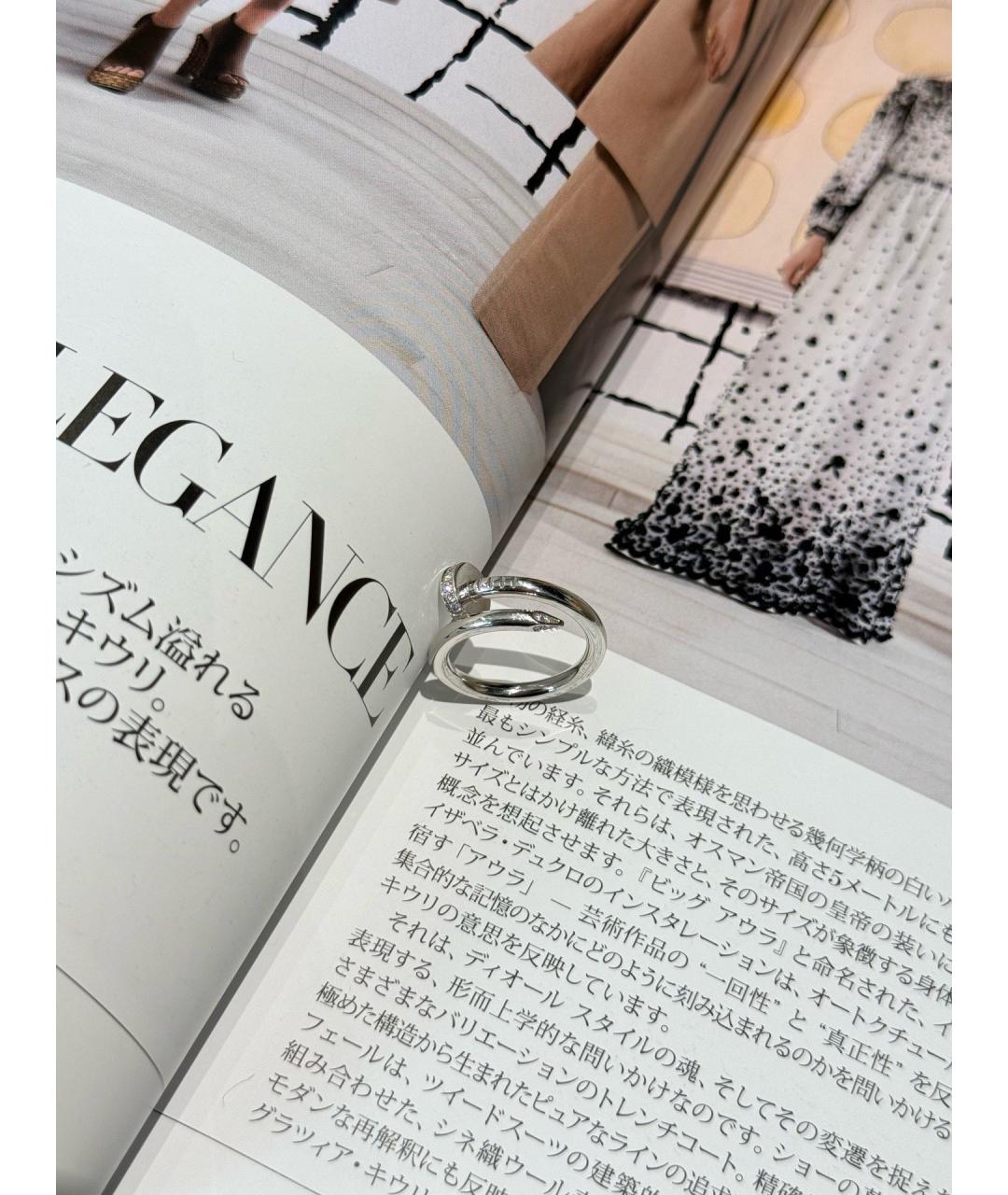 CARTIER Серебряное кольцо из белого золота, фото 6