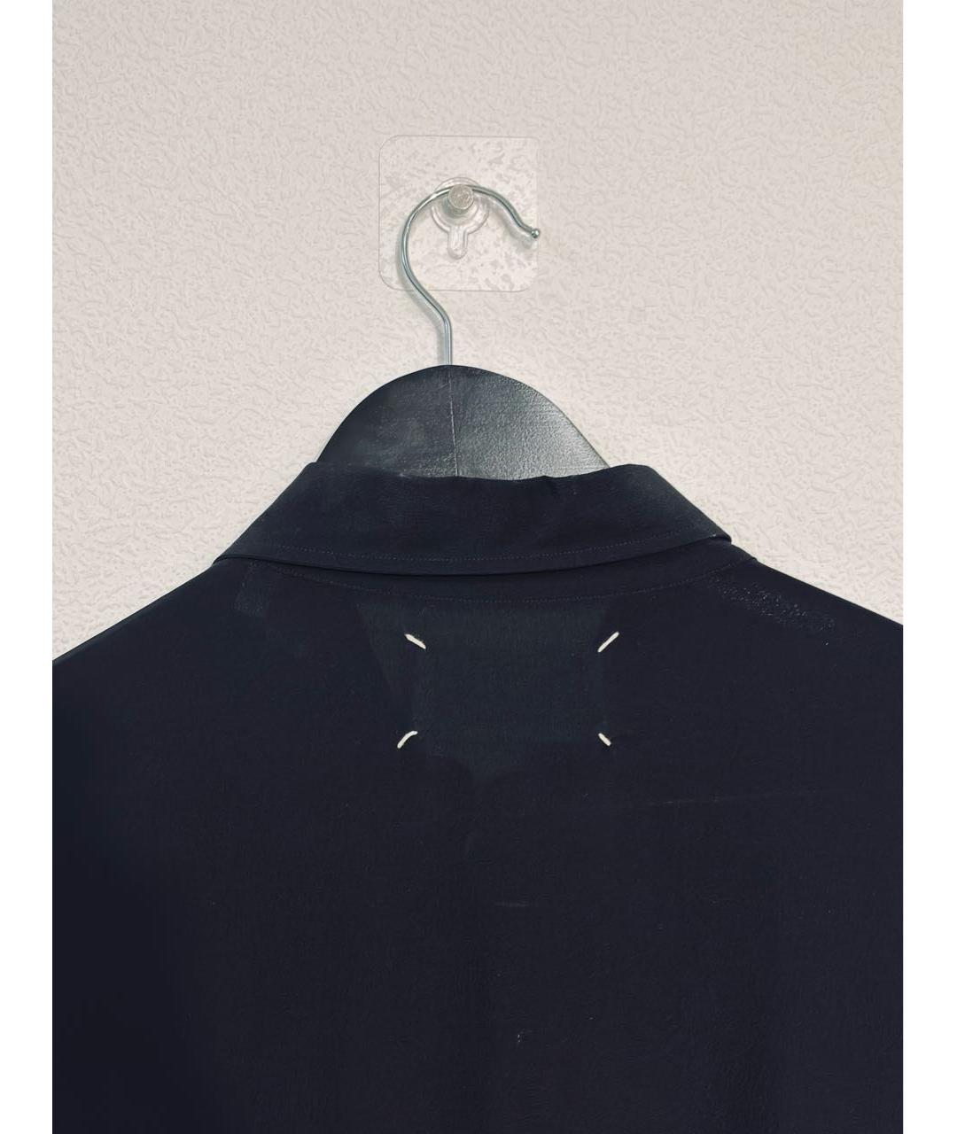 MAISON MARGIELA Черная шелковая рубашка, фото 5