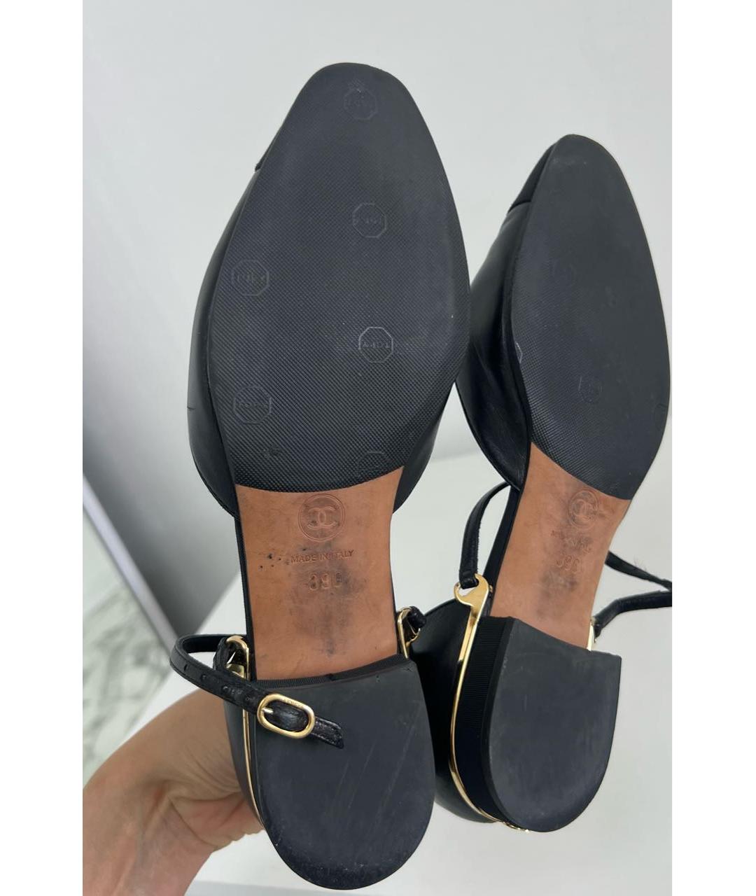 CHANEL Кожаные туфли, фото 5