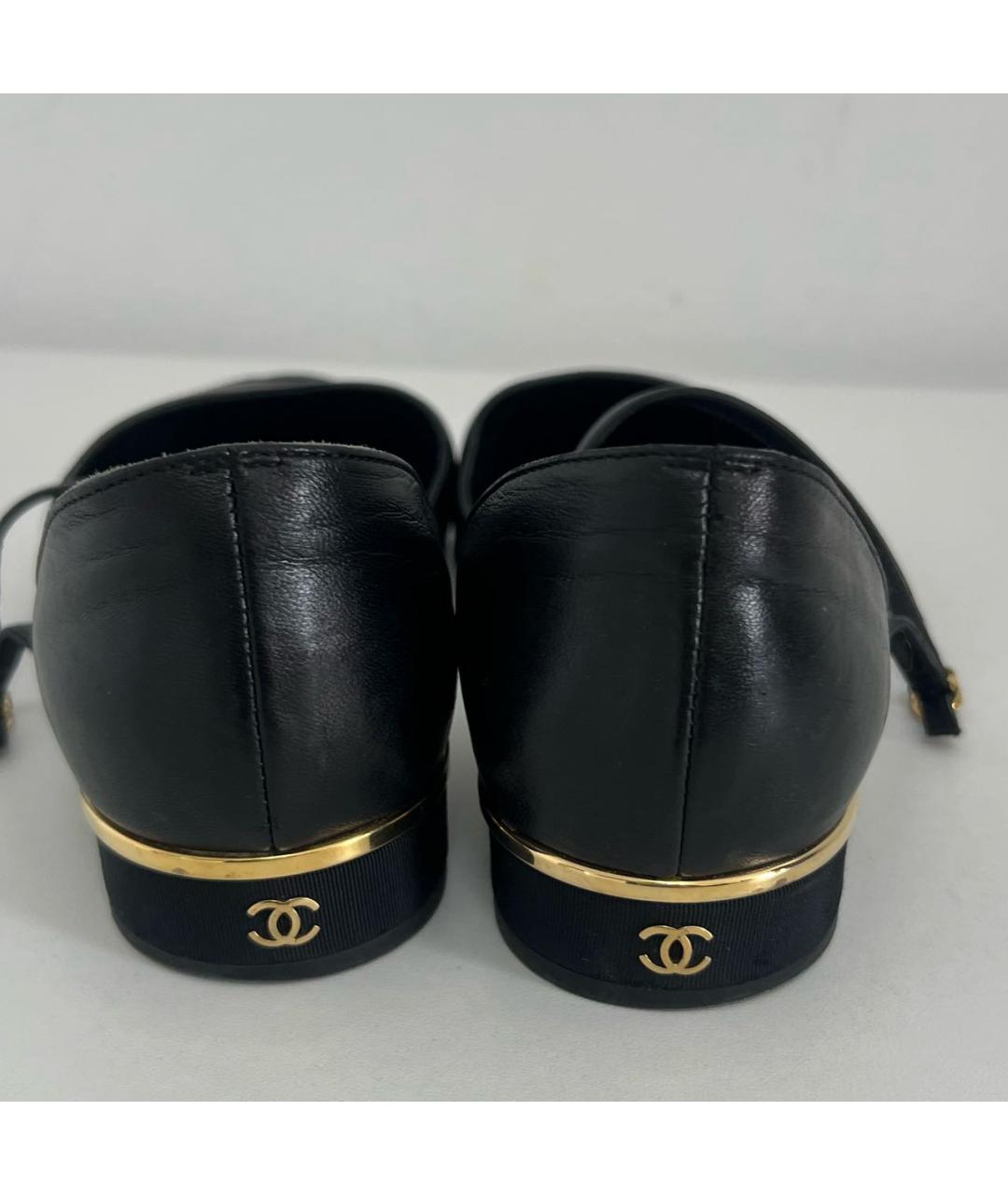 CHANEL Кожаные туфли, фото 4