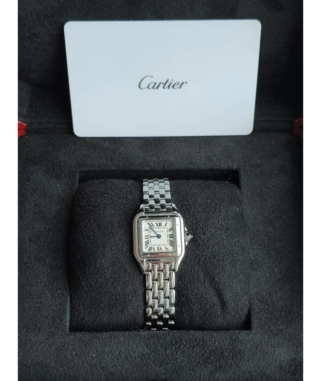 CARTIER Белые часы, фото 2