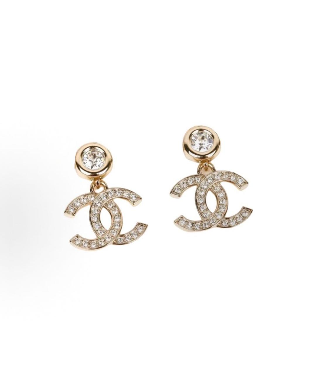 CHANEL Золотые серьги, фото 7