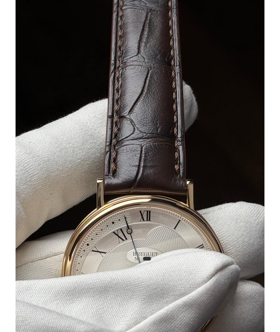 Breguet Белые часы из желтого золота, фото 7