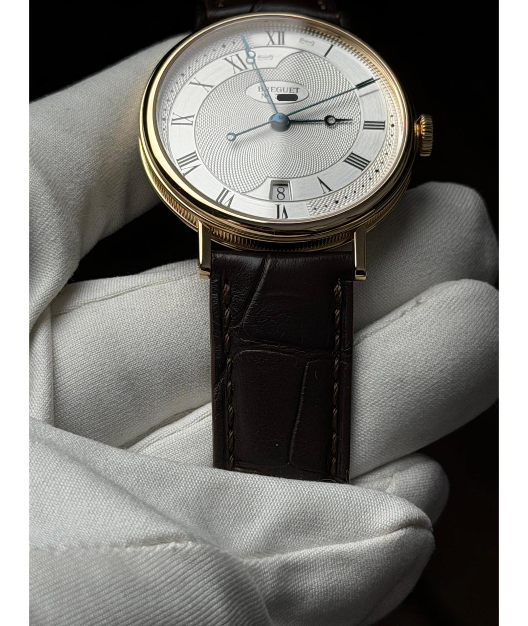 Breguet Белые часы из желтого золота, фото 6