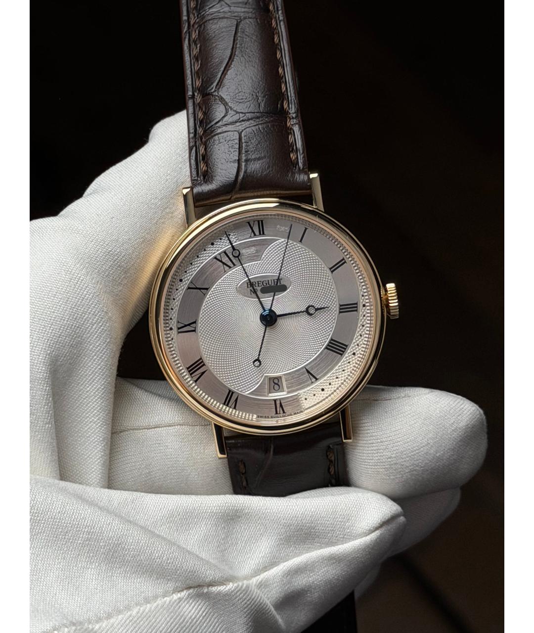 Breguet Белые часы из желтого золота, фото 2
