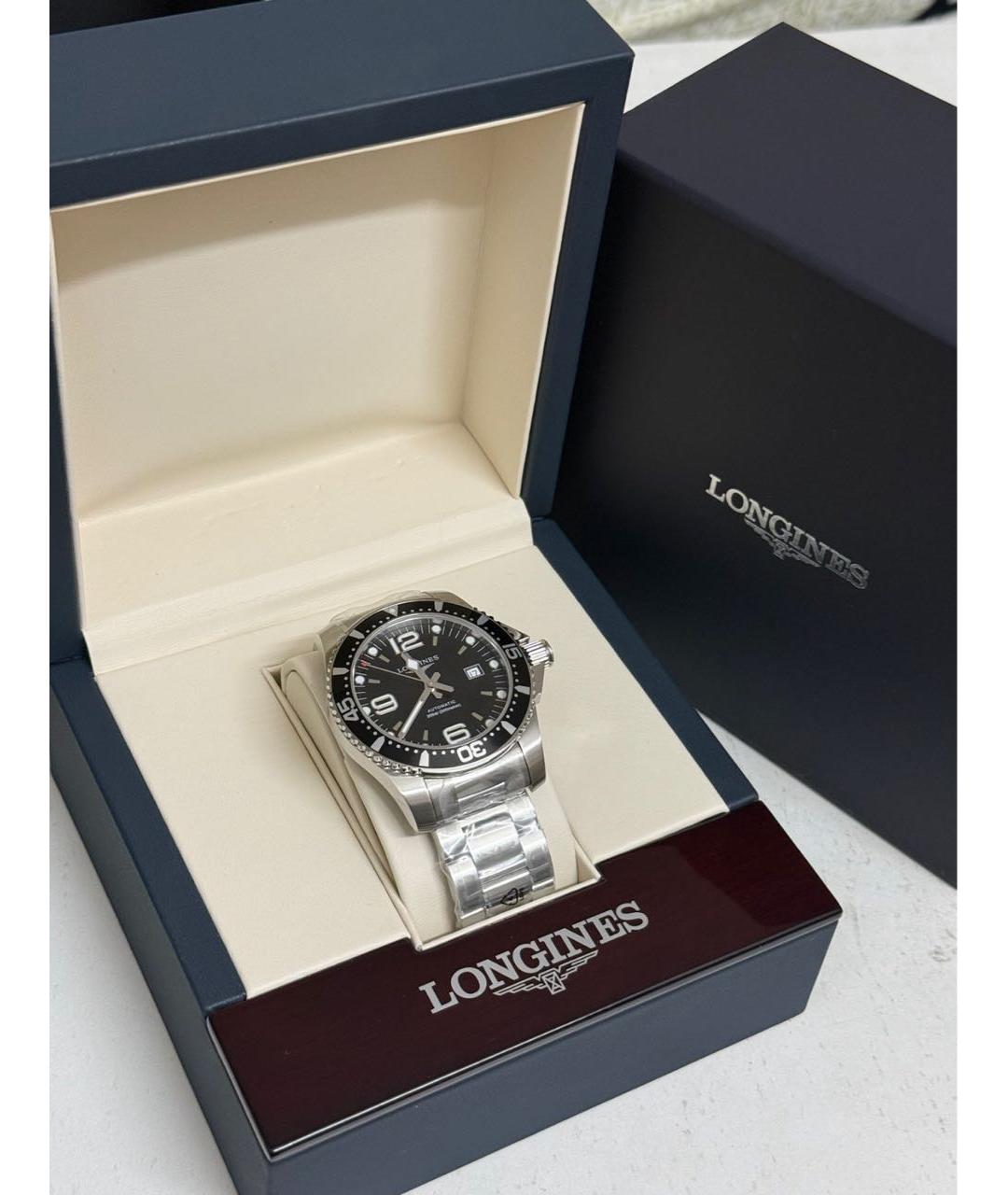 LONGINES Серебряные стальные часы, фото 6