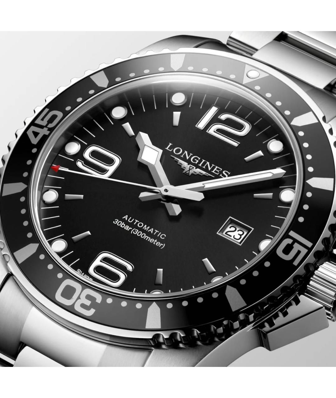 LONGINES Серебряные стальные часы, фото 2