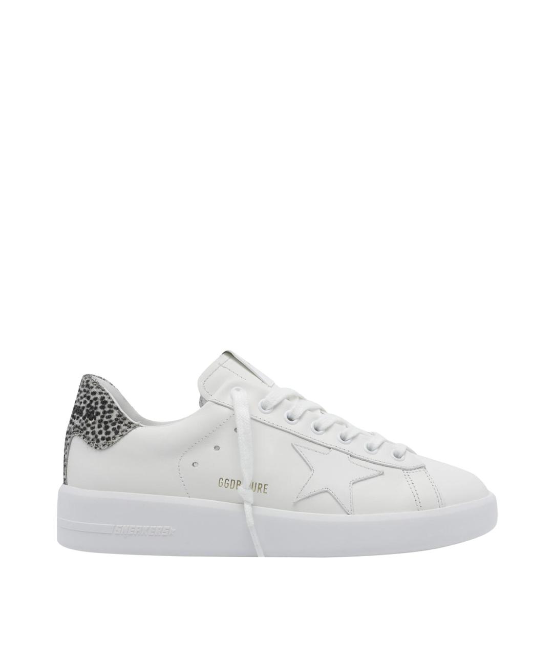 GOLDEN GOOSE Белые кожаные кроссовки, фото 1