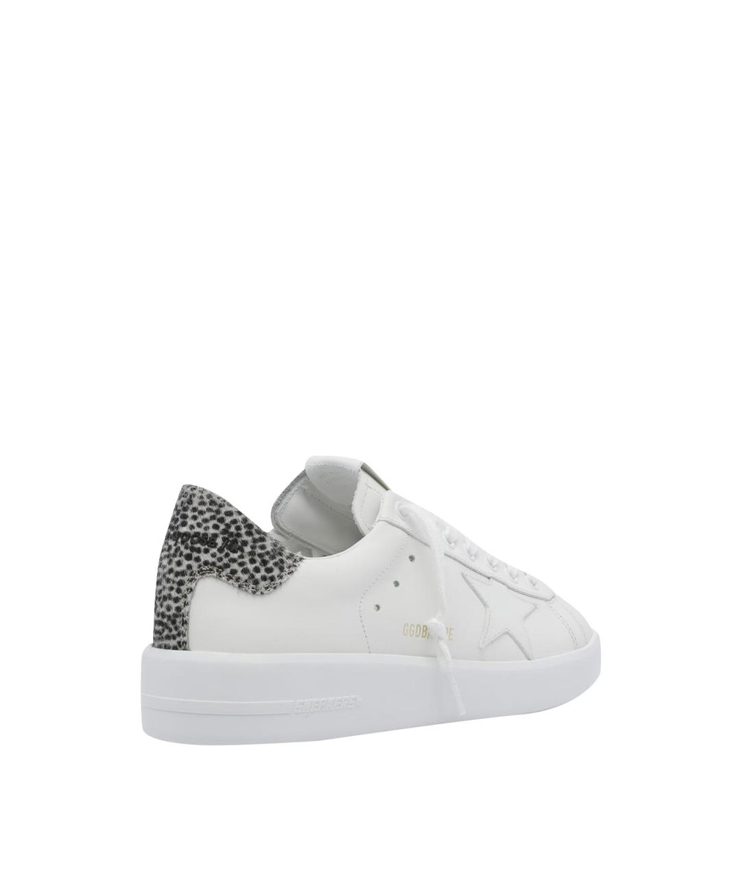 GOLDEN GOOSE Белые кожаные кроссовки, фото 3