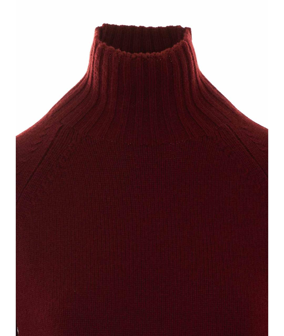 'S MAX MARA Красный кашемировый джемпер / свитер, фото 4