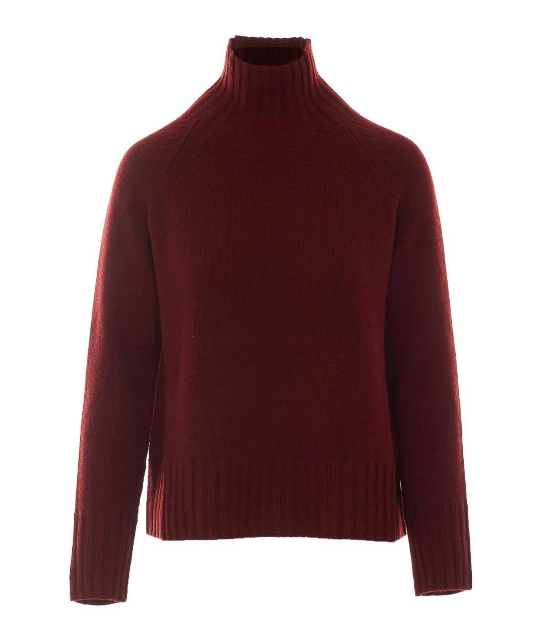 'S MAX MARA Красный кашемировый джемпер / свитер, фото 1