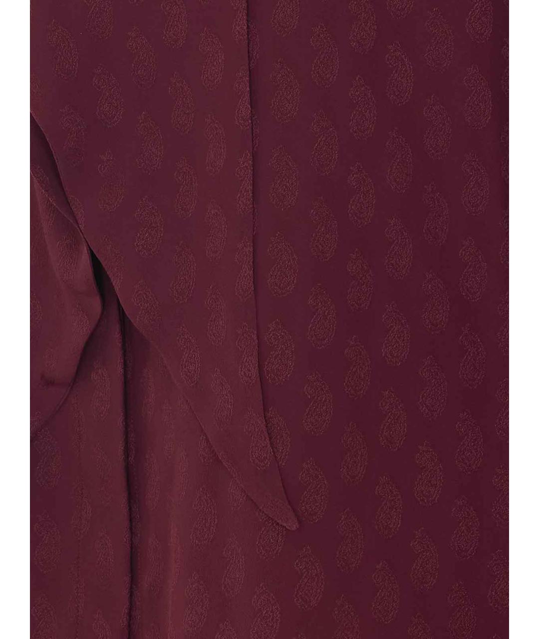 ETRO Красная шелковая блузы, фото 3