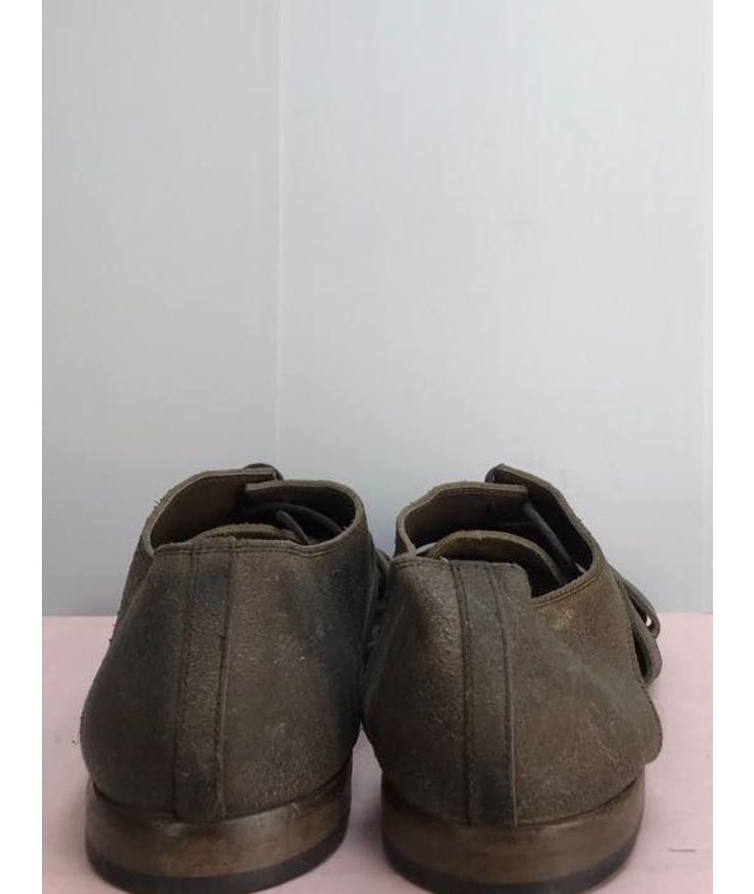 DOLCE&GABBANA Коричневые кожаные сандалии, фото 4