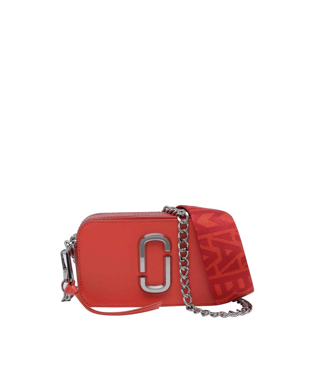 MARC JACOBS Коралловая кожаная сумка через плечо, фото 1