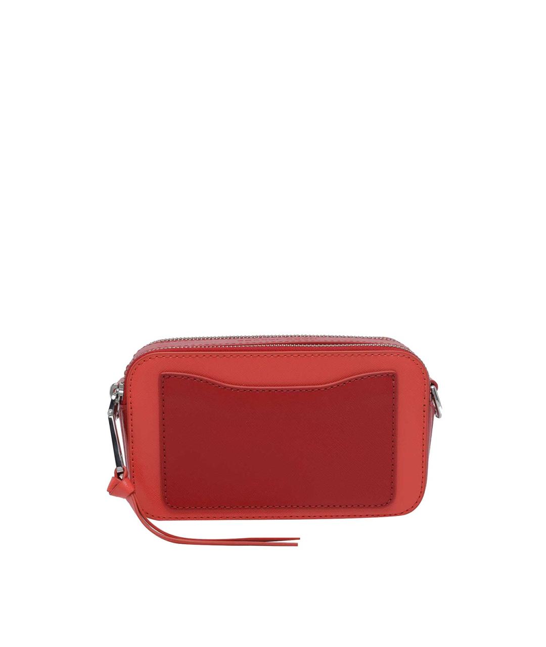 MARC JACOBS Коралловая кожаная сумка через плечо, фото 4