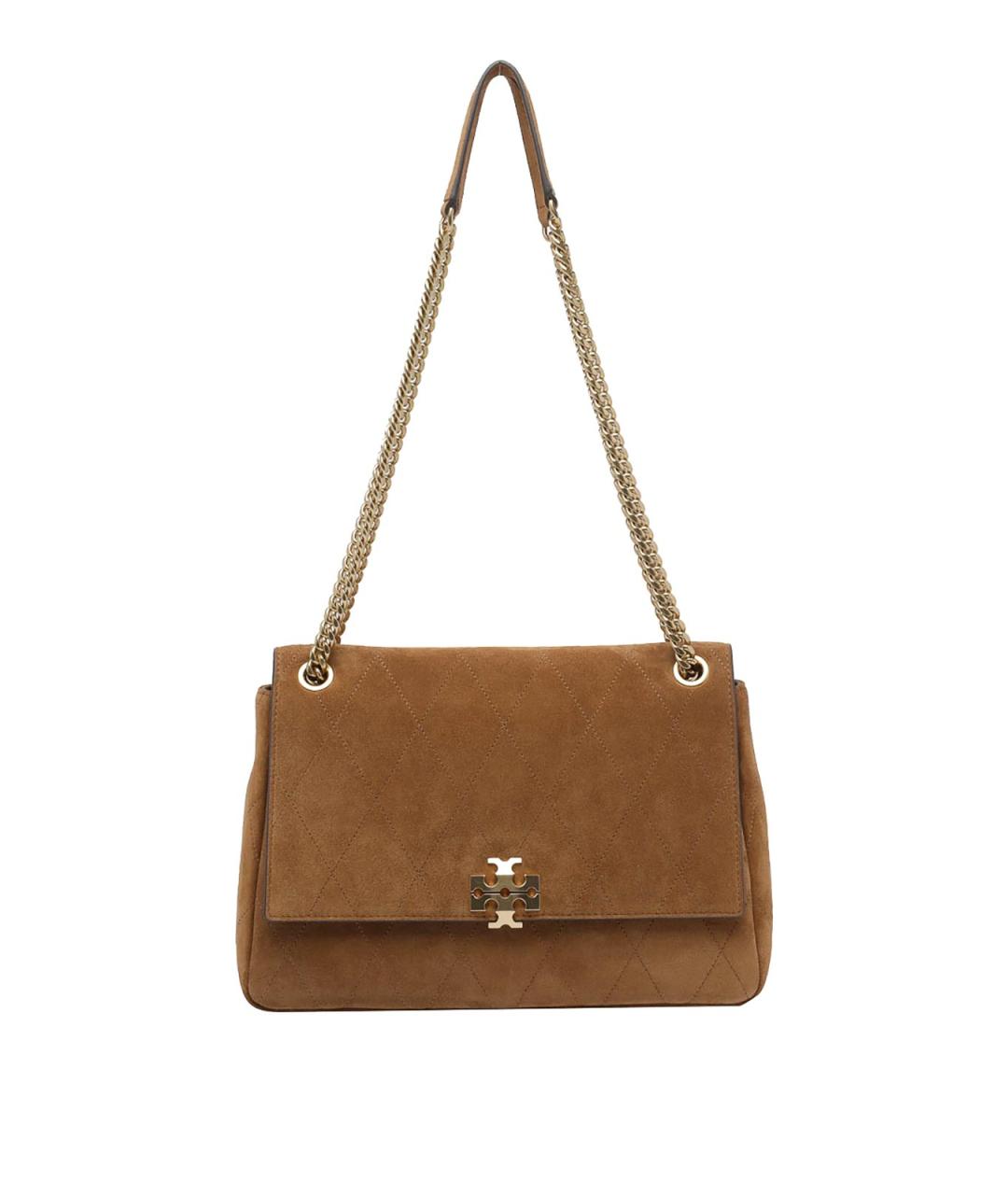 TORY BURCH Бежевая кожаная сумка через плечо, фото 1