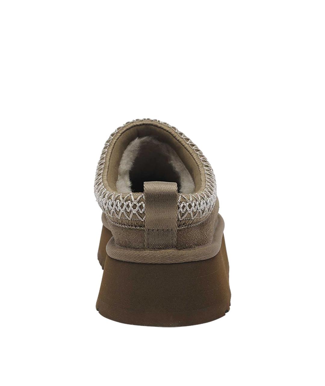 UGG Бежевые замшевые сабо, фото 4