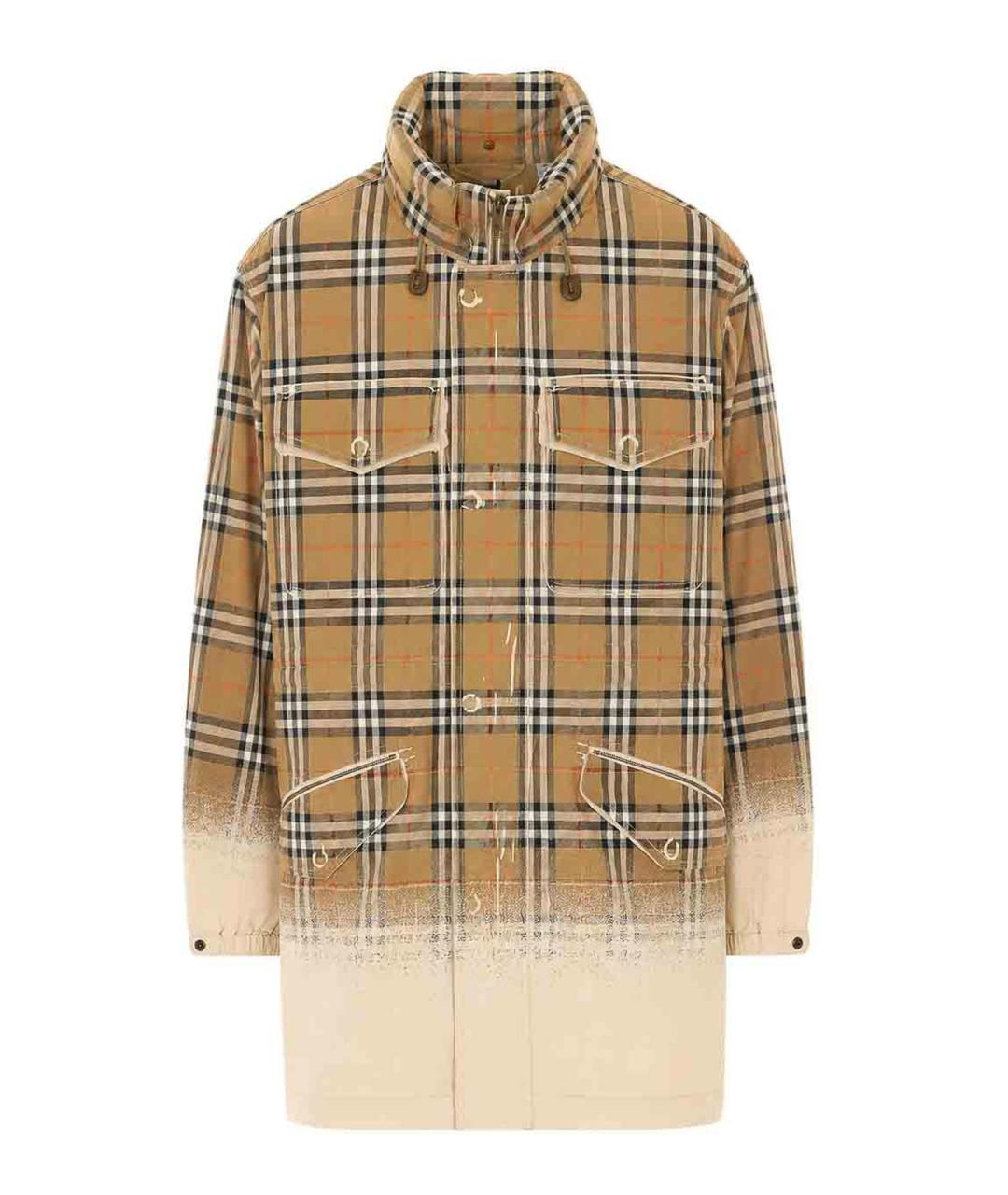 BURBERRY Бежевая хлопковая парка, фото 1