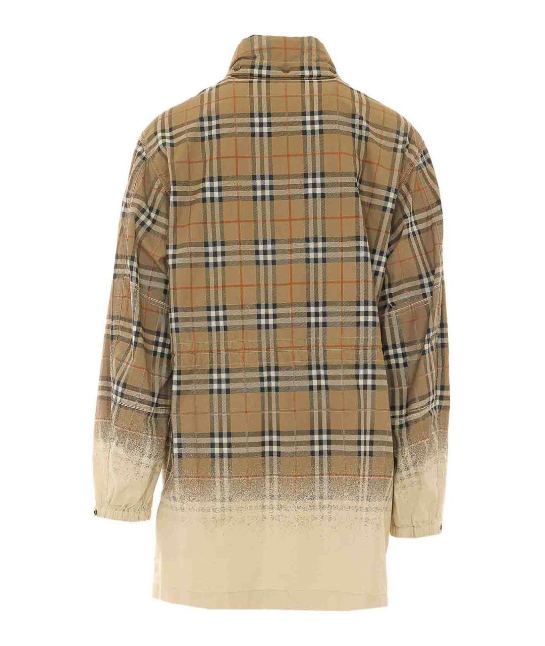 BURBERRY Бежевая хлопковая парка, фото 2