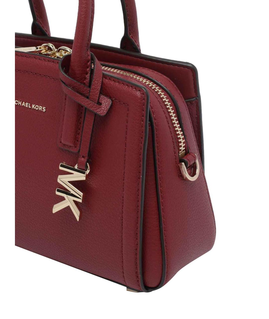 MICHAEL MICHAEL KORS Красная кожаная сумка тоут, фото 4